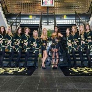 roda jc champagne hostess promotie voetbal champions leage voetbalstadion bedazzled